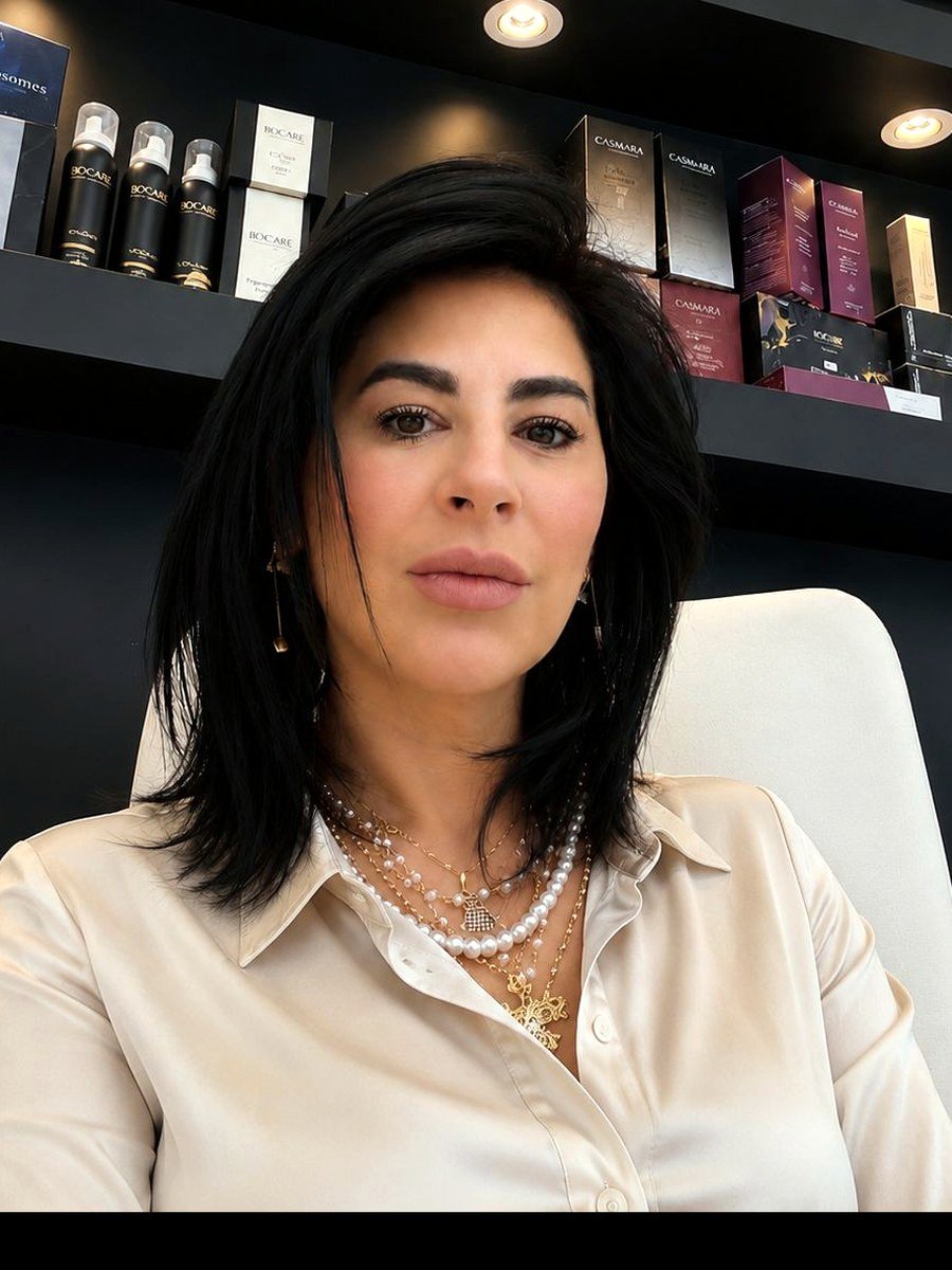 Vanessa, fundadora de Me Amo Clinic, en la clínica