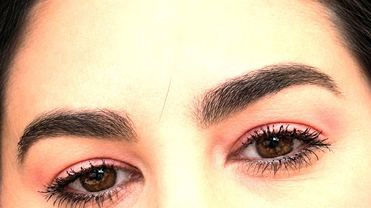 Cejas, antes y después: antes